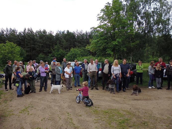 Begrüßung Waldspaziergang